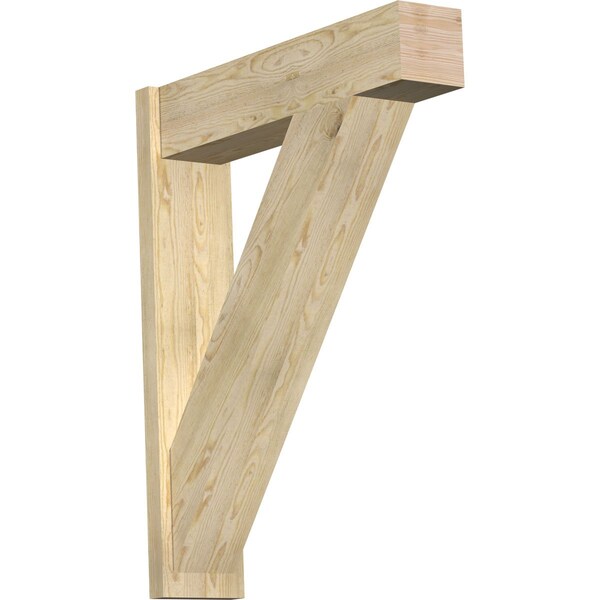 Ekena Millwork Traditional Block Rough Sawn Outlooker, Douglas Fir, 8"W x 34"D x 42"H OUT08X34X42TRA05RDF - main